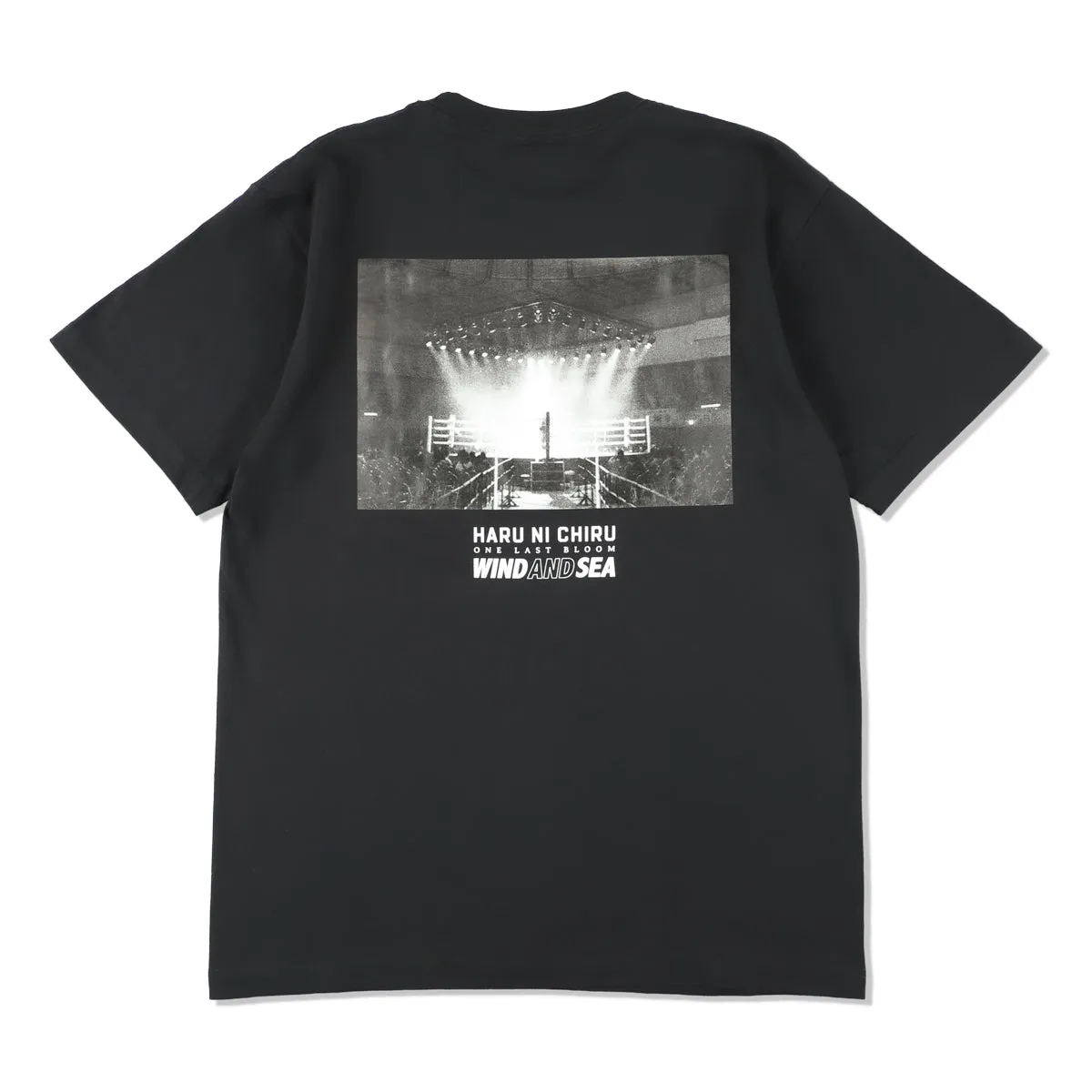 春に散る x WDS x EVERLAST (RING) S/S TEE / BLACK