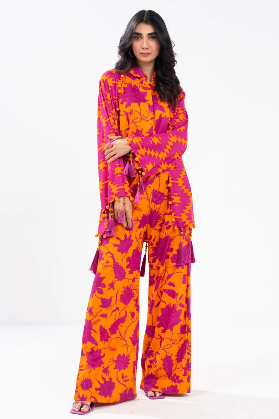 3 Piece Cambric Suit with Lawn Dupatta