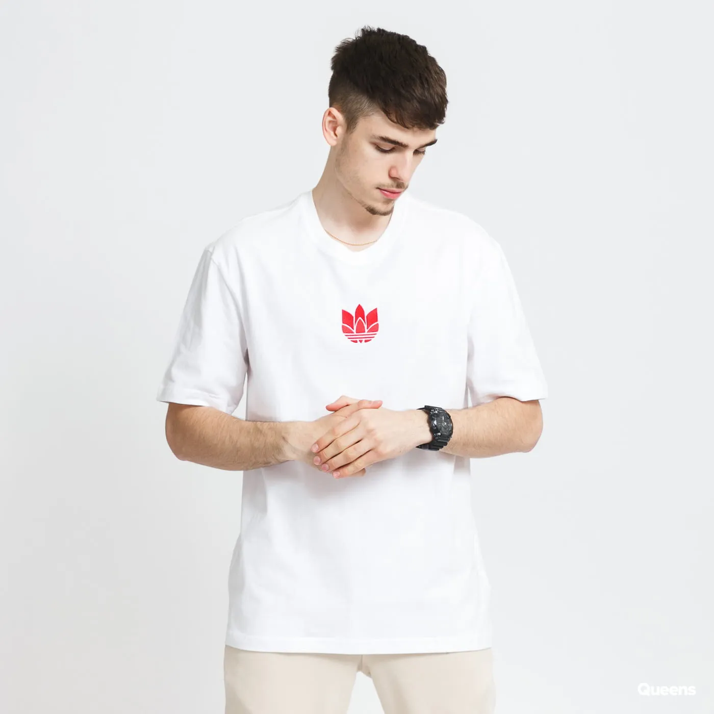 Adicolor 3D Trefoil Tee blue / turquoise-Gn3546