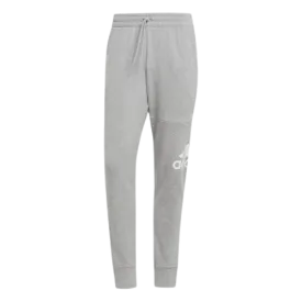 Adidas Essentials French Terry Tapered Cuff Logo Pant - Mens - Grey
