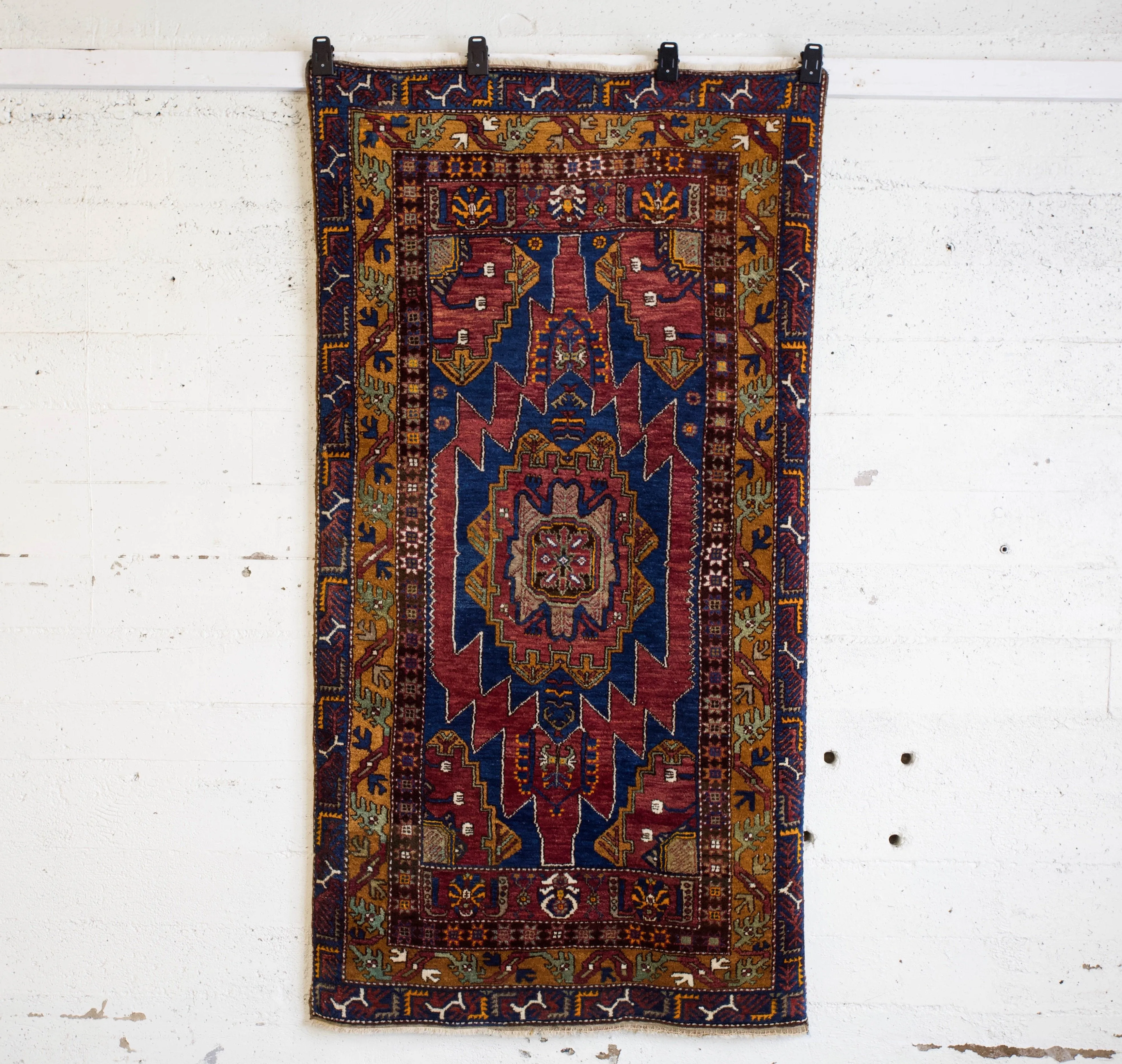 Antique Turkish Yahyali Rug 4'x7'7"