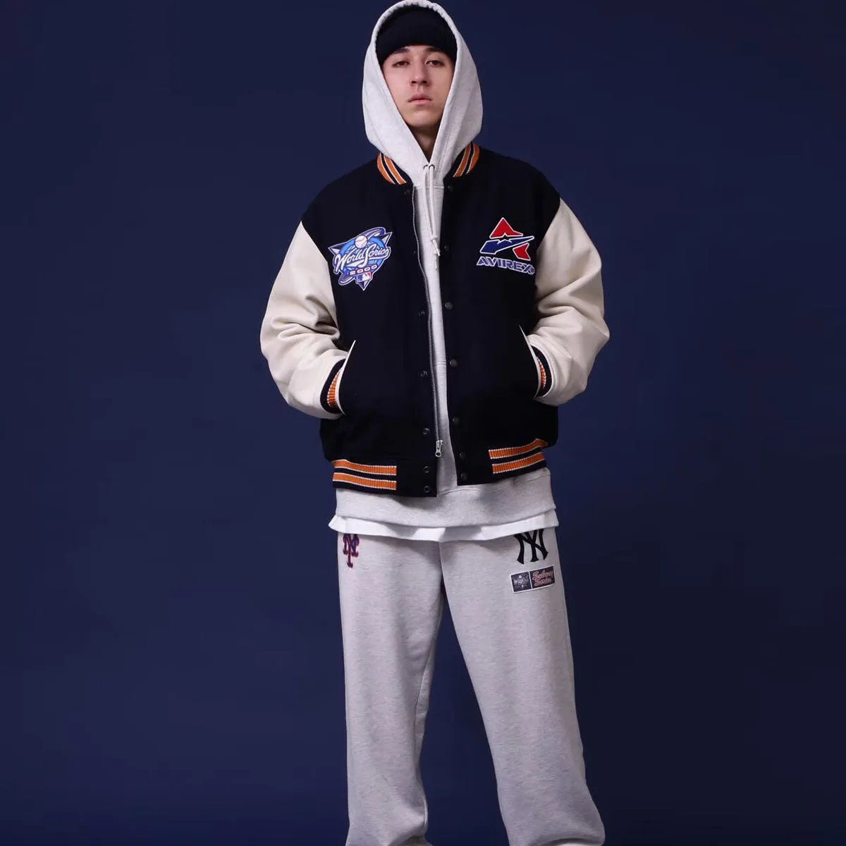AVIREX × MLB - STADUIM JACKET SUBWAY SERIES 【7833252050】