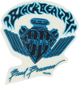 Black Label Bowman Black Beauty Decal Single Blue