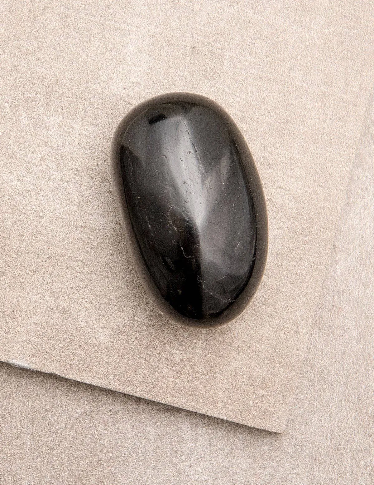 Black Tourmaline Palm Stone