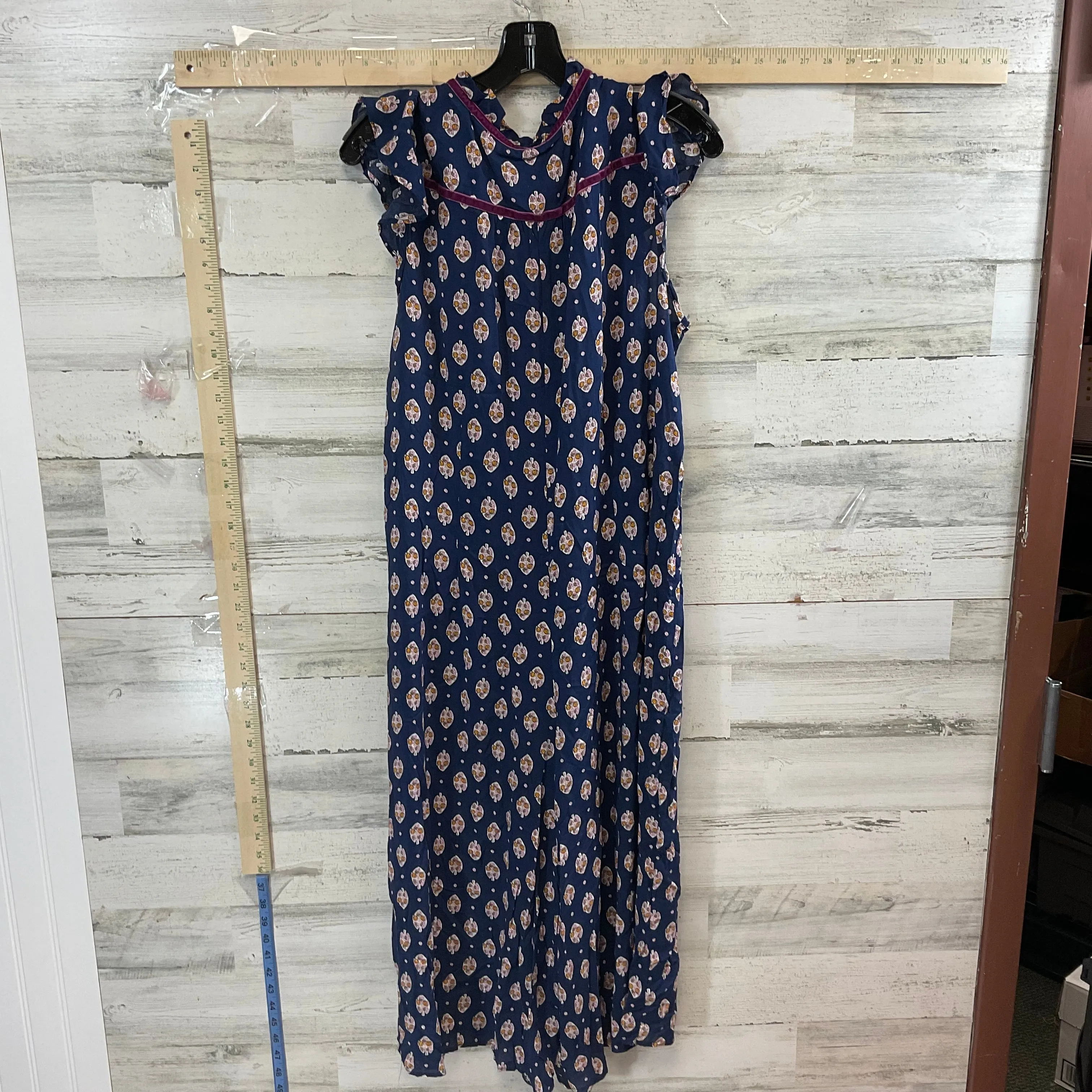 Blue Jumpsuit Anthropologie, Size L