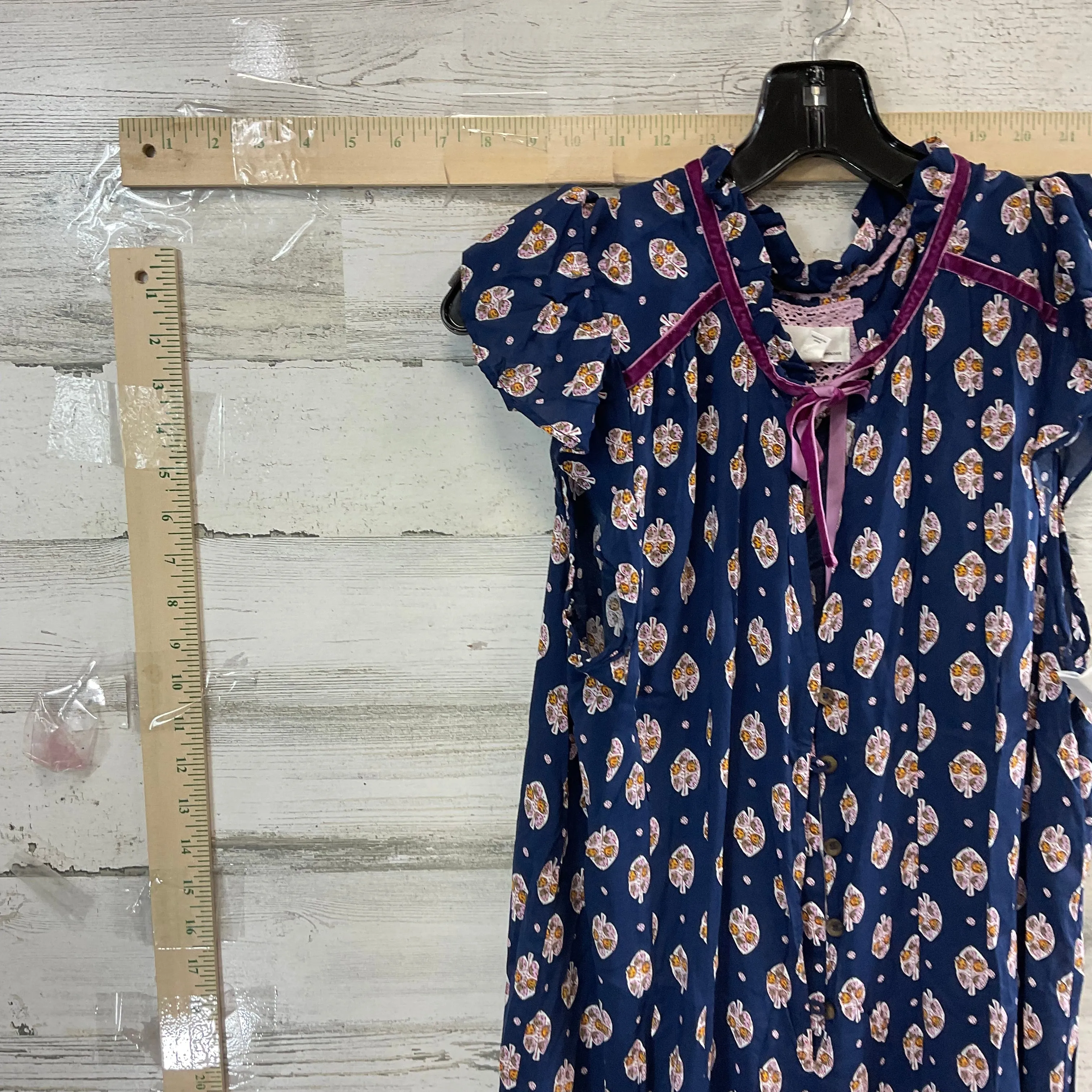 Blue Jumpsuit Anthropologie, Size L