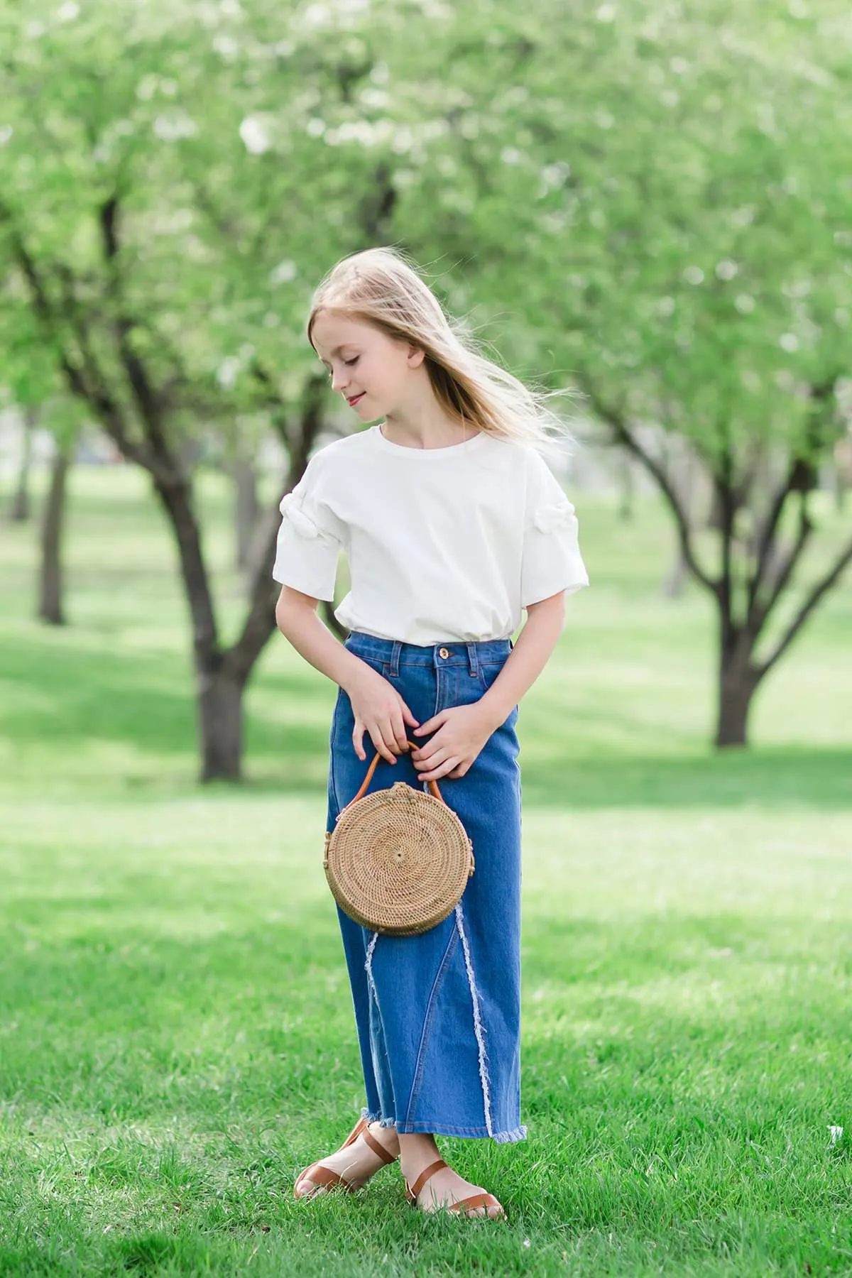 Bow Sleeve Classic Tee - FINAL SALE