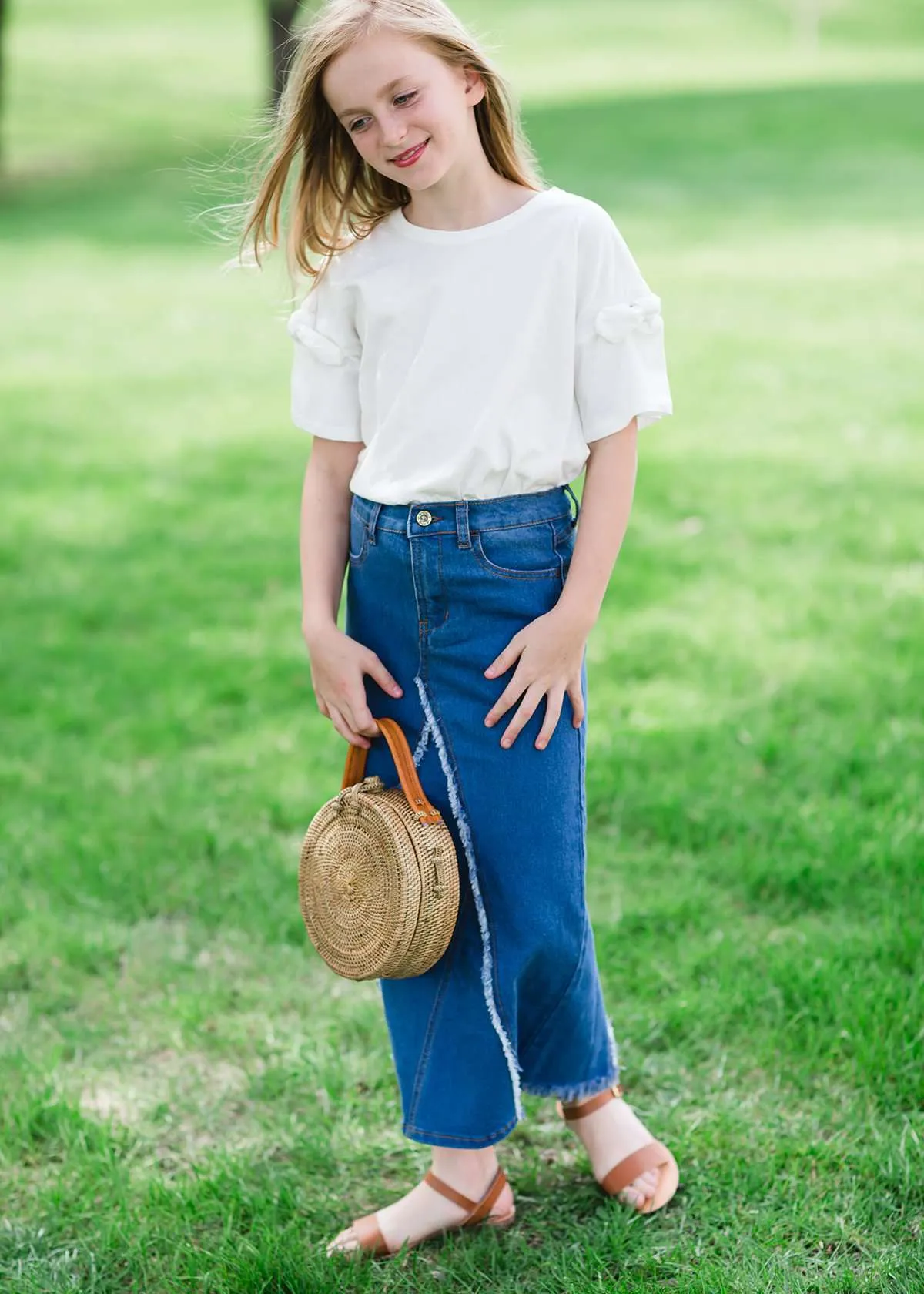 Bow Sleeve Classic Tee - FINAL SALE