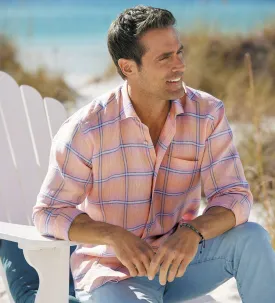 Calder Carmel Windowpane Long Sleeve Shirt