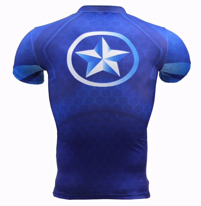 CAPTAIN AMERICA Compression Shirt for Men (Short Sleeve)