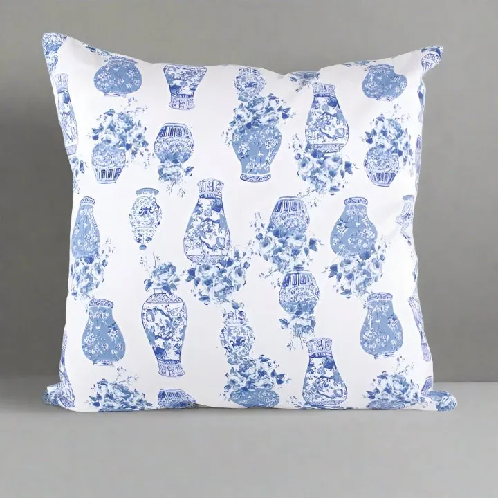 Chinoiserie Ginger Jar Pillow Cover