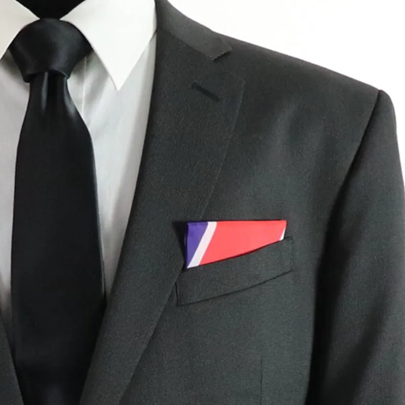 Coast Guard Colors Pocket Square