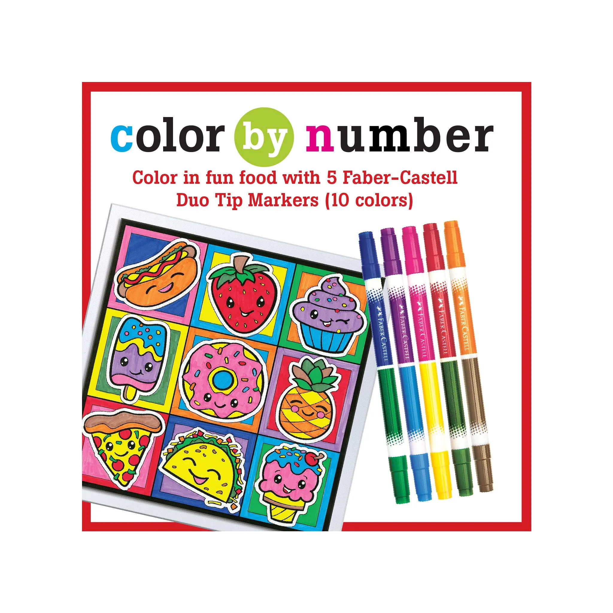 Color by Number Foodie Friends - #14336