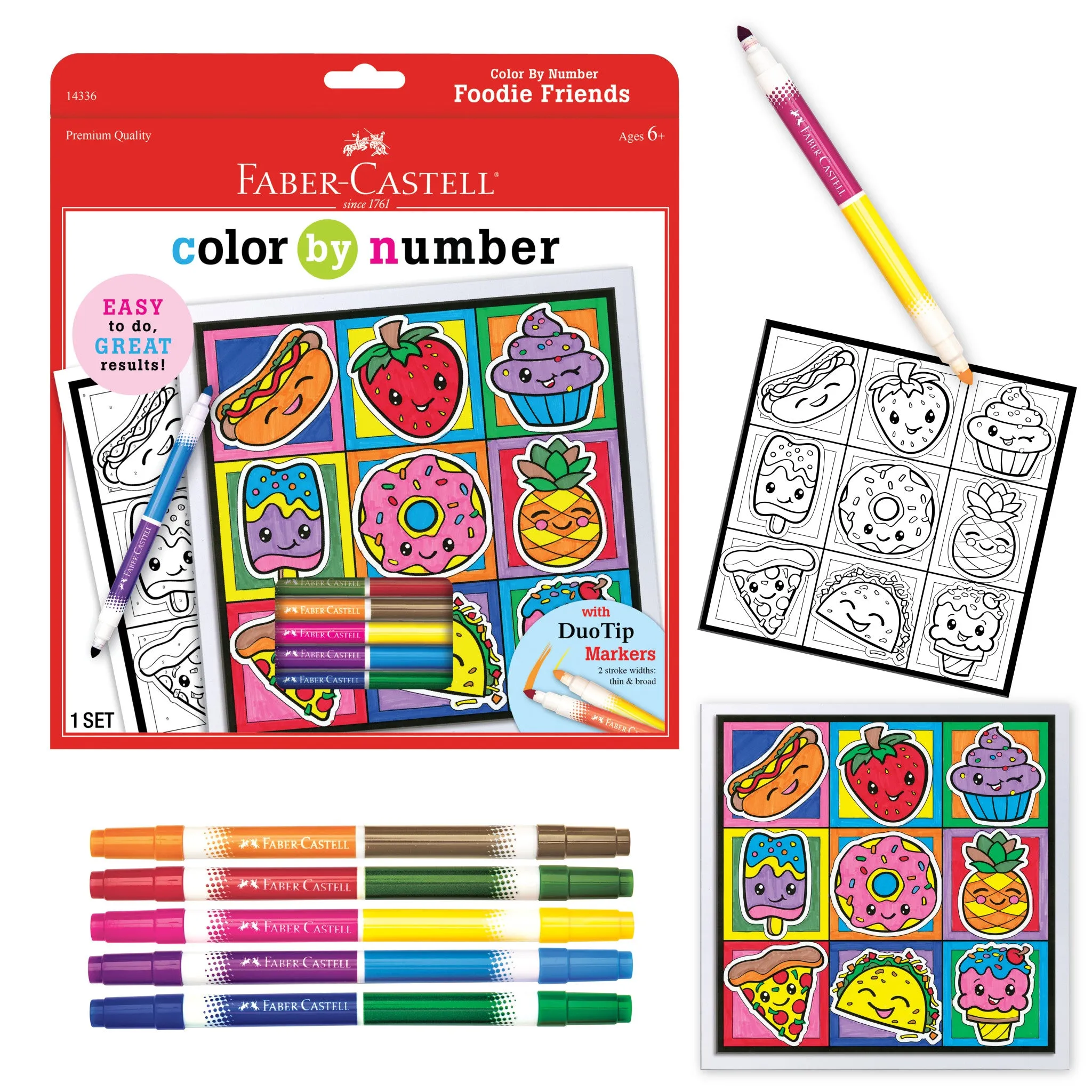 Color by Number Foodie Friends - #14336