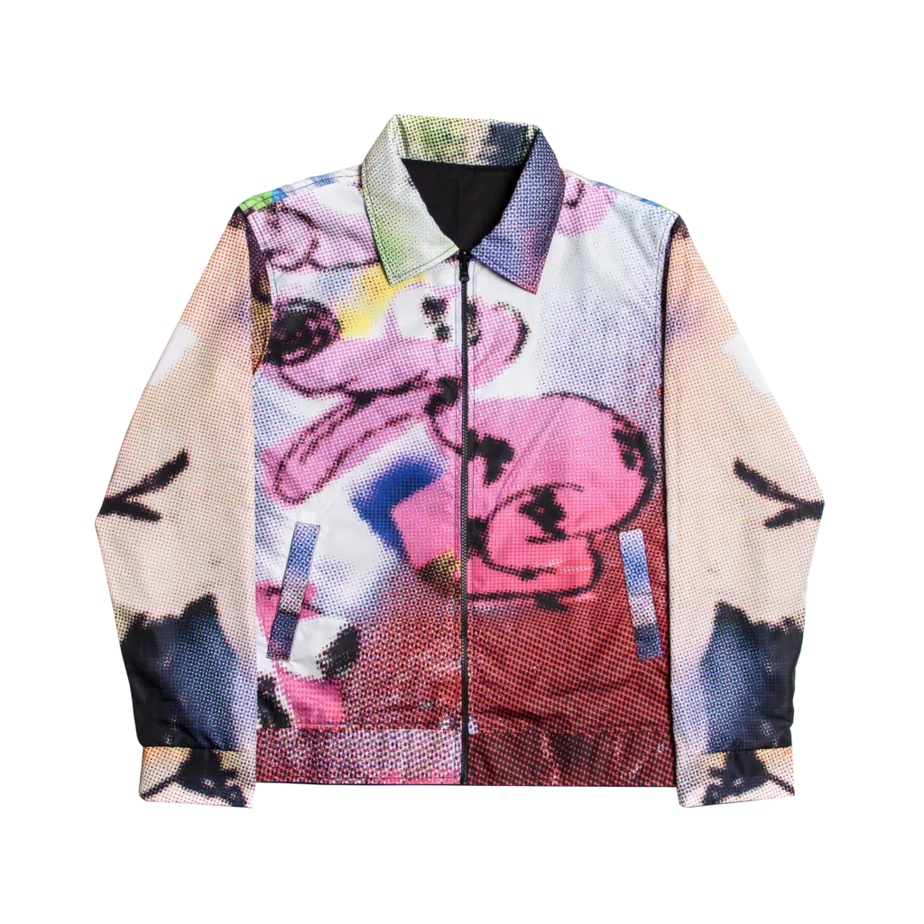 Confine 6 Work Jacket Reversible - Black / Full Print