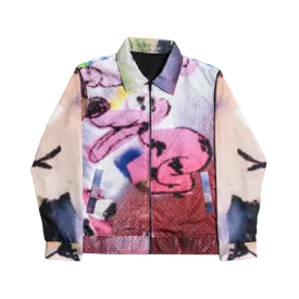Confine 6 Work Jacket Reversible - Black / Full Print