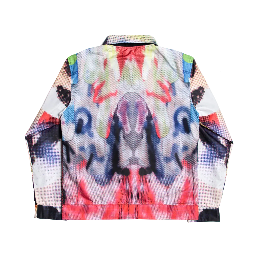 Confine 6 Work Jacket Reversible - Black / Full Print