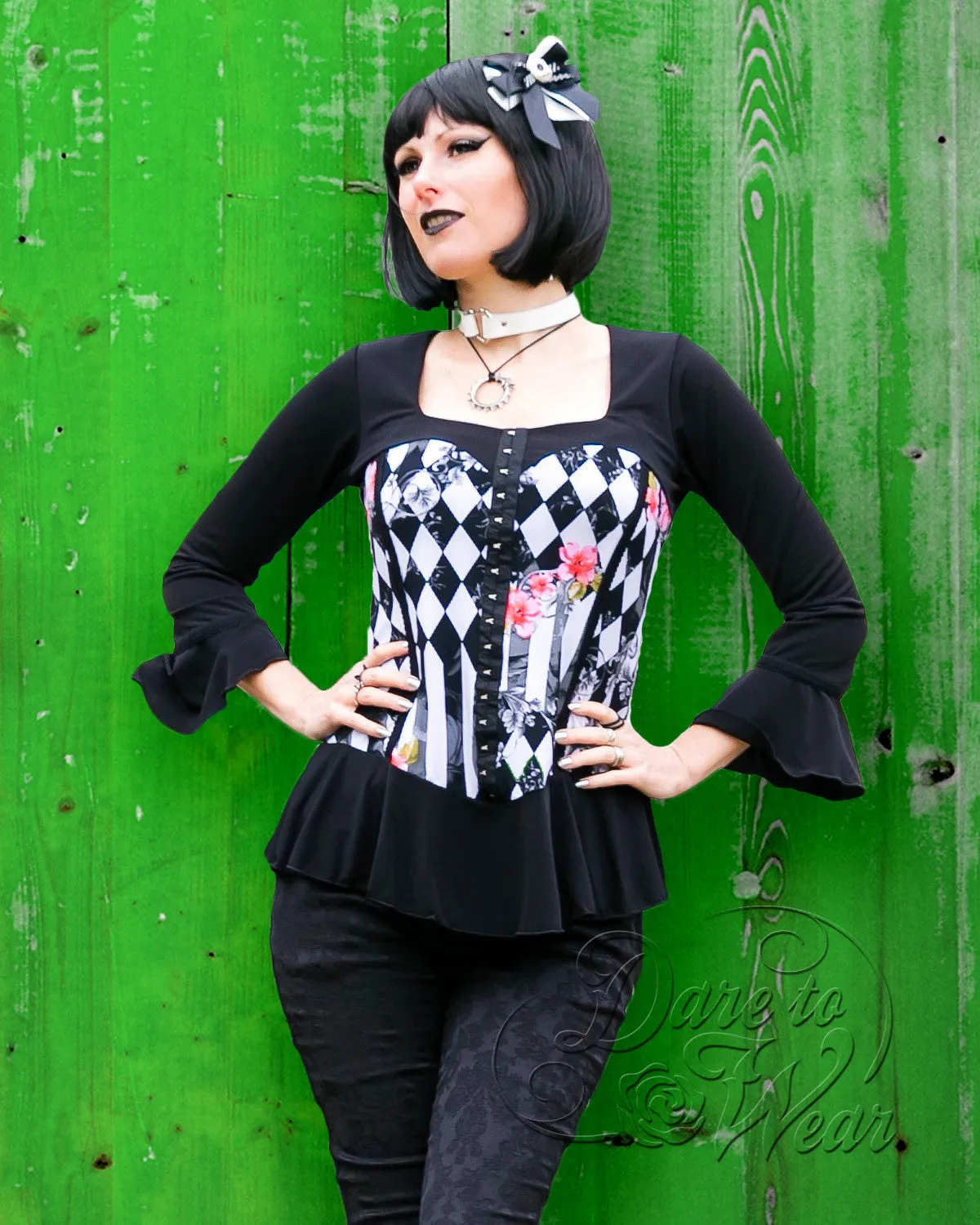 Corsetta Top in Indigo