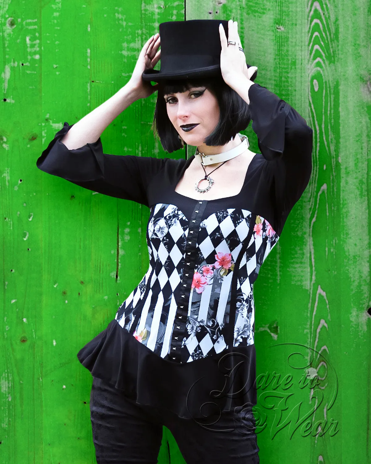 Corsetta Top in Indigo