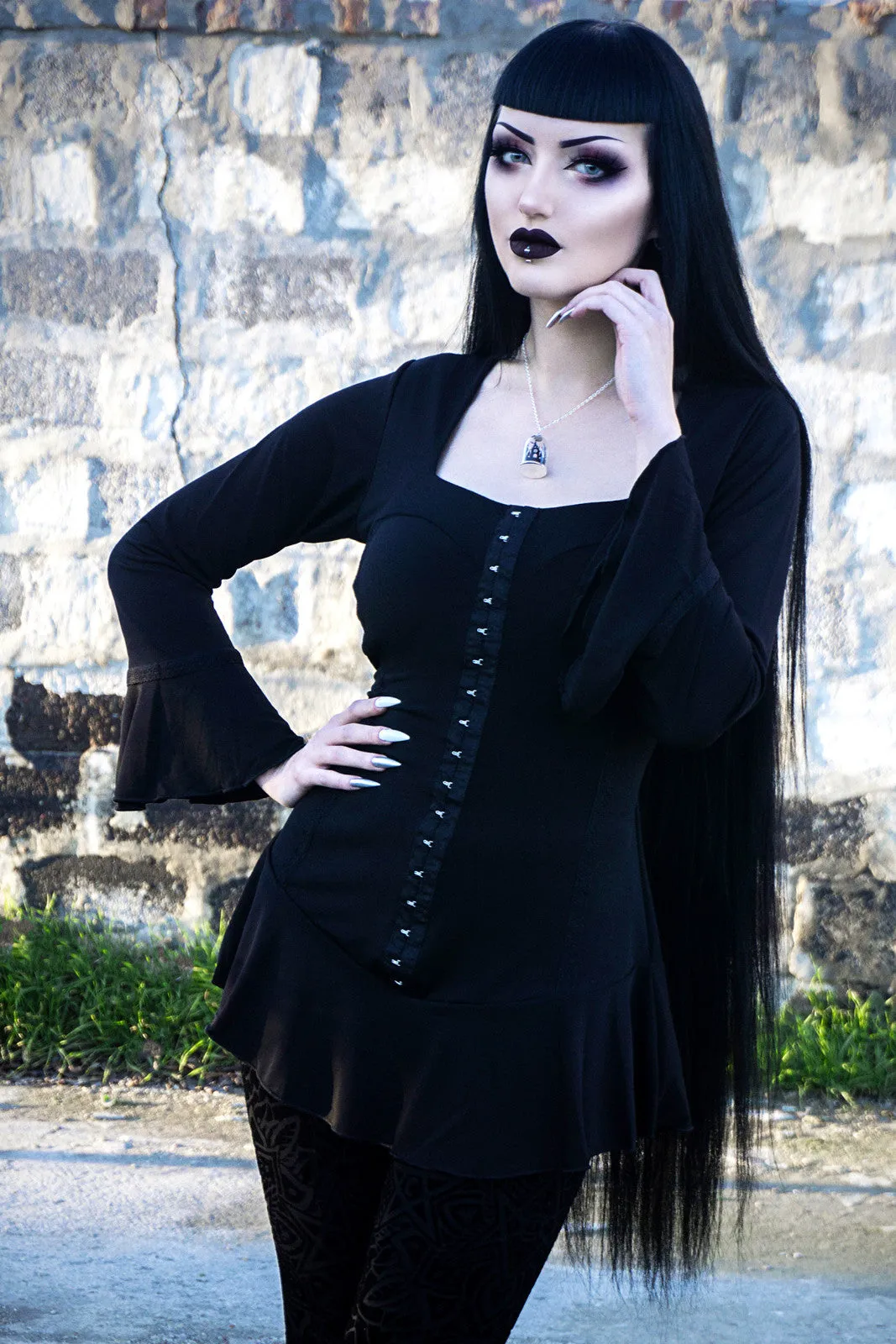 Corsetta Top in Indigo