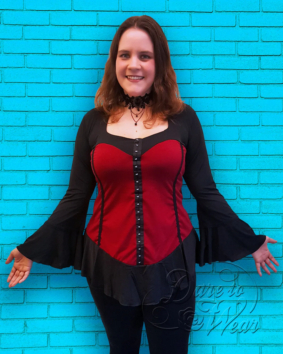 Corsetta Top in Indigo