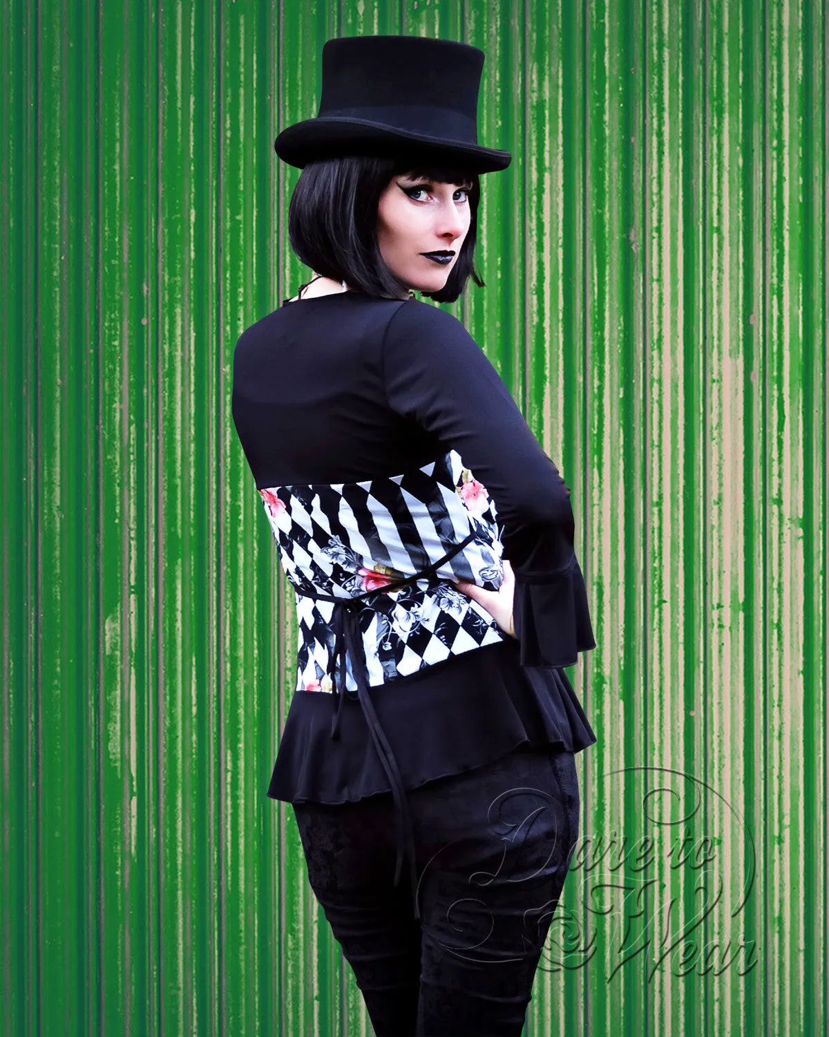 Corsetta Top in Indigo