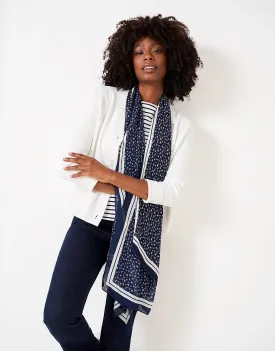 Crew Clothing Ditsy Modal Scarf