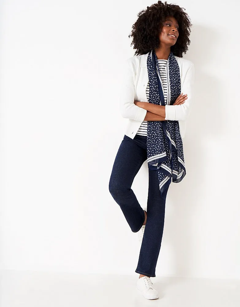 Crew Clothing Ditsy Modal Scarf