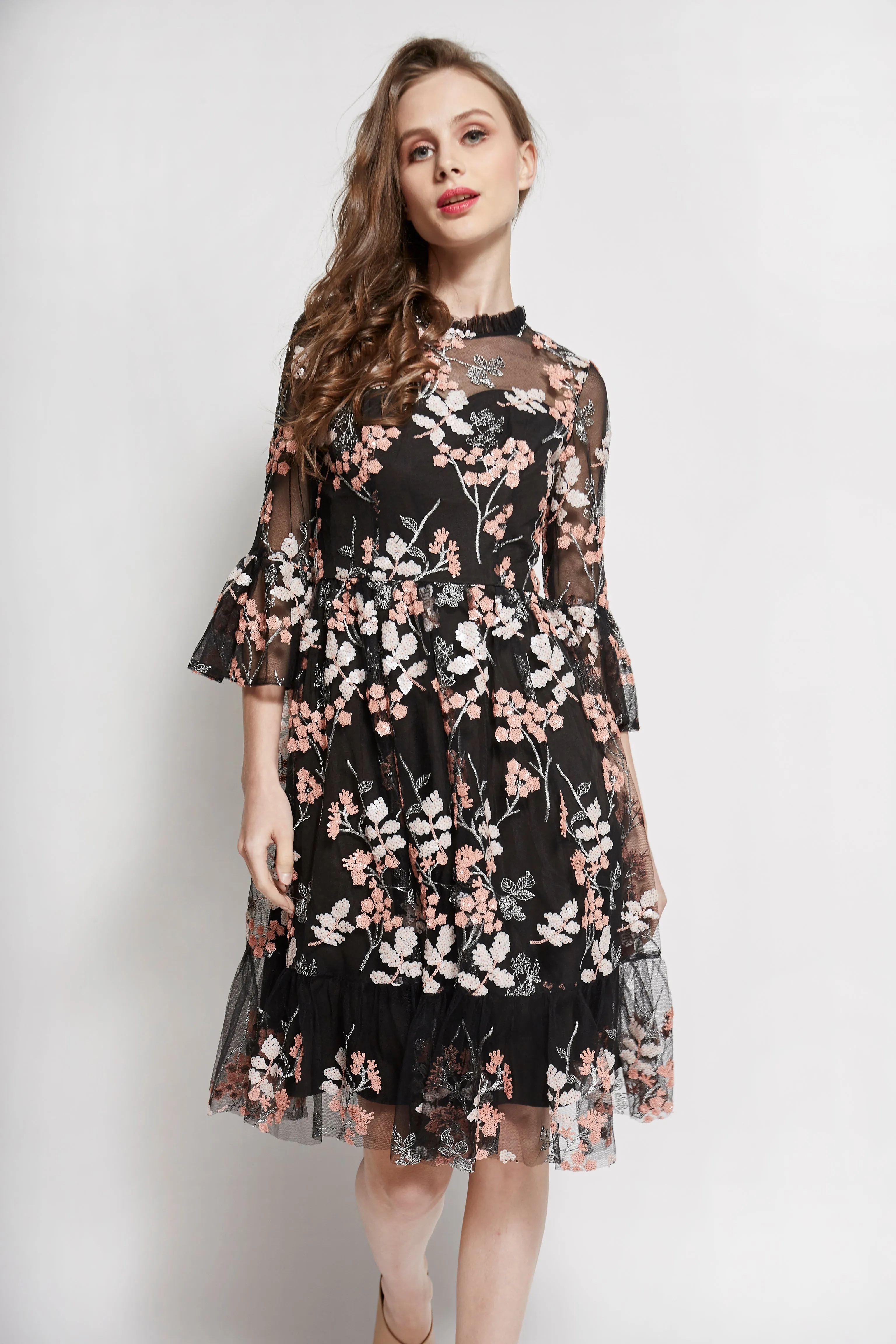 Danae Sequin Short Dress