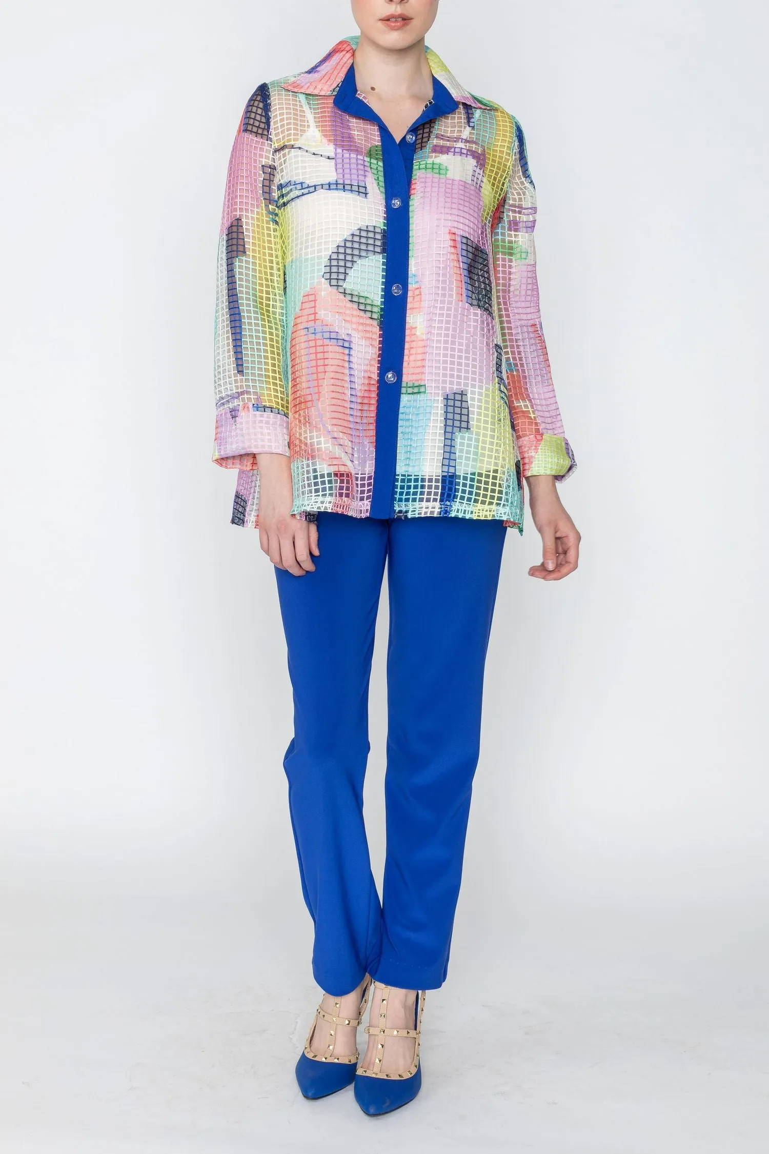Design Cuff and Back Placket Detail Jacket
