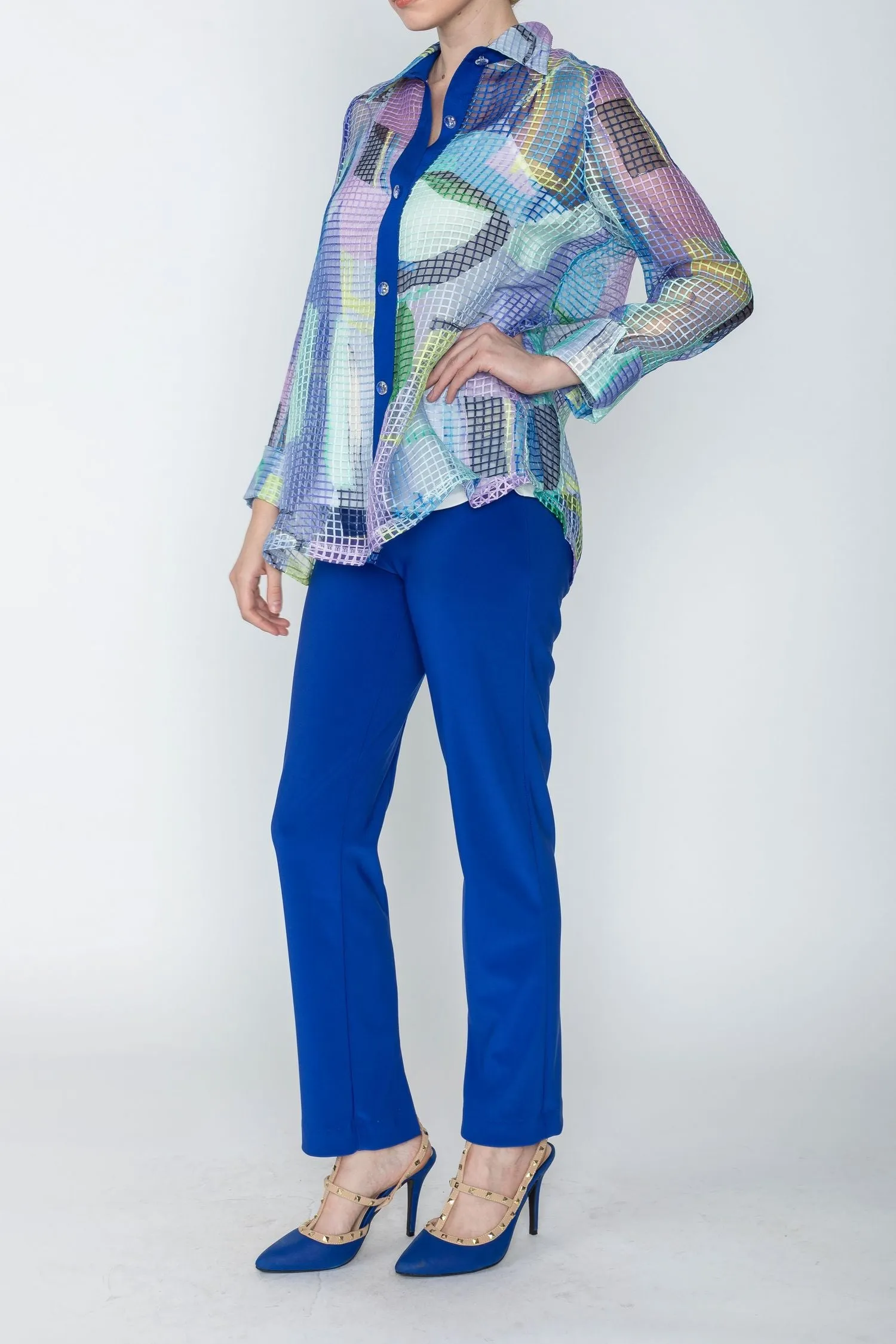 Design Cuff and Back Placket Detail Jacket