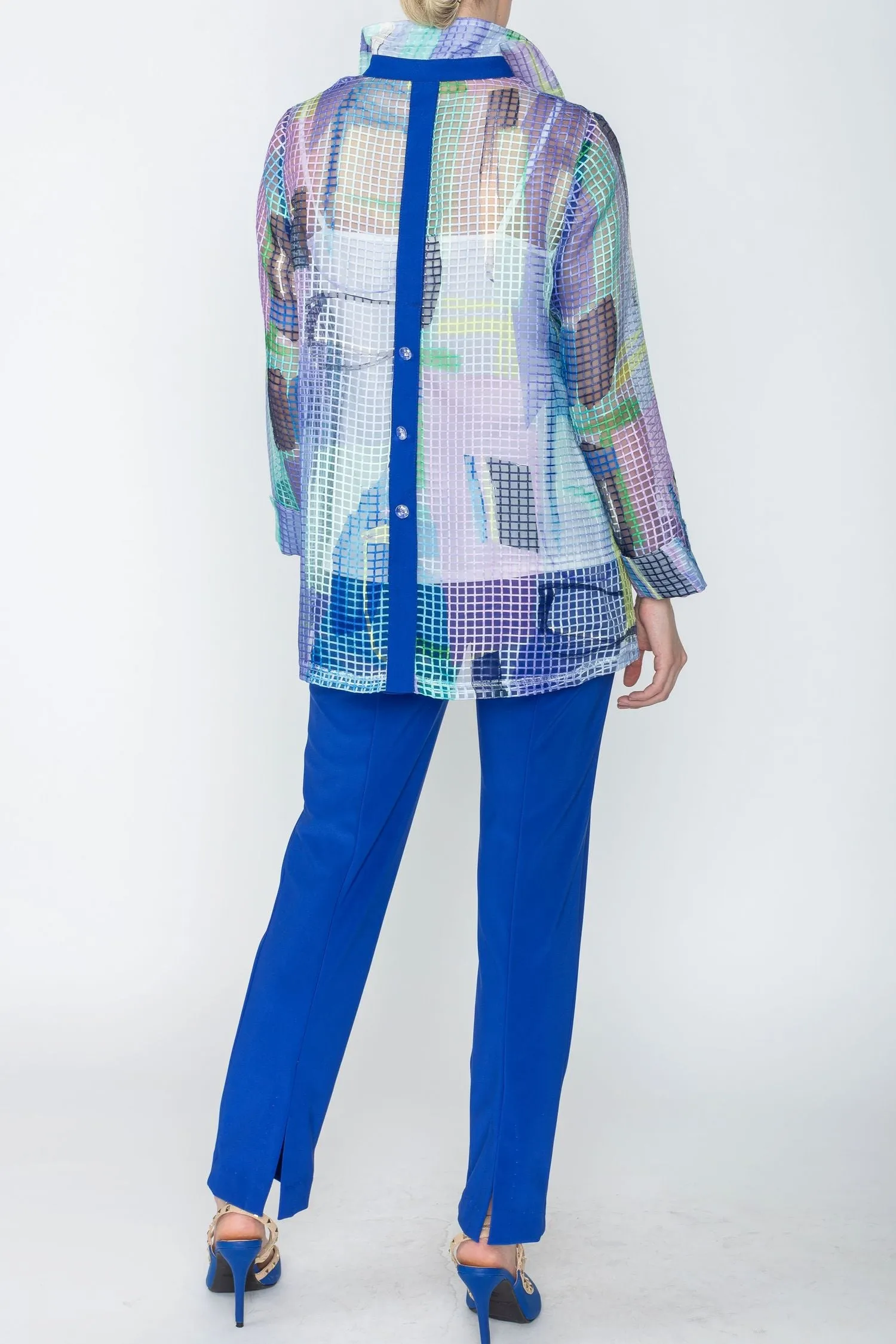 Design Cuff and Back Placket Detail Jacket