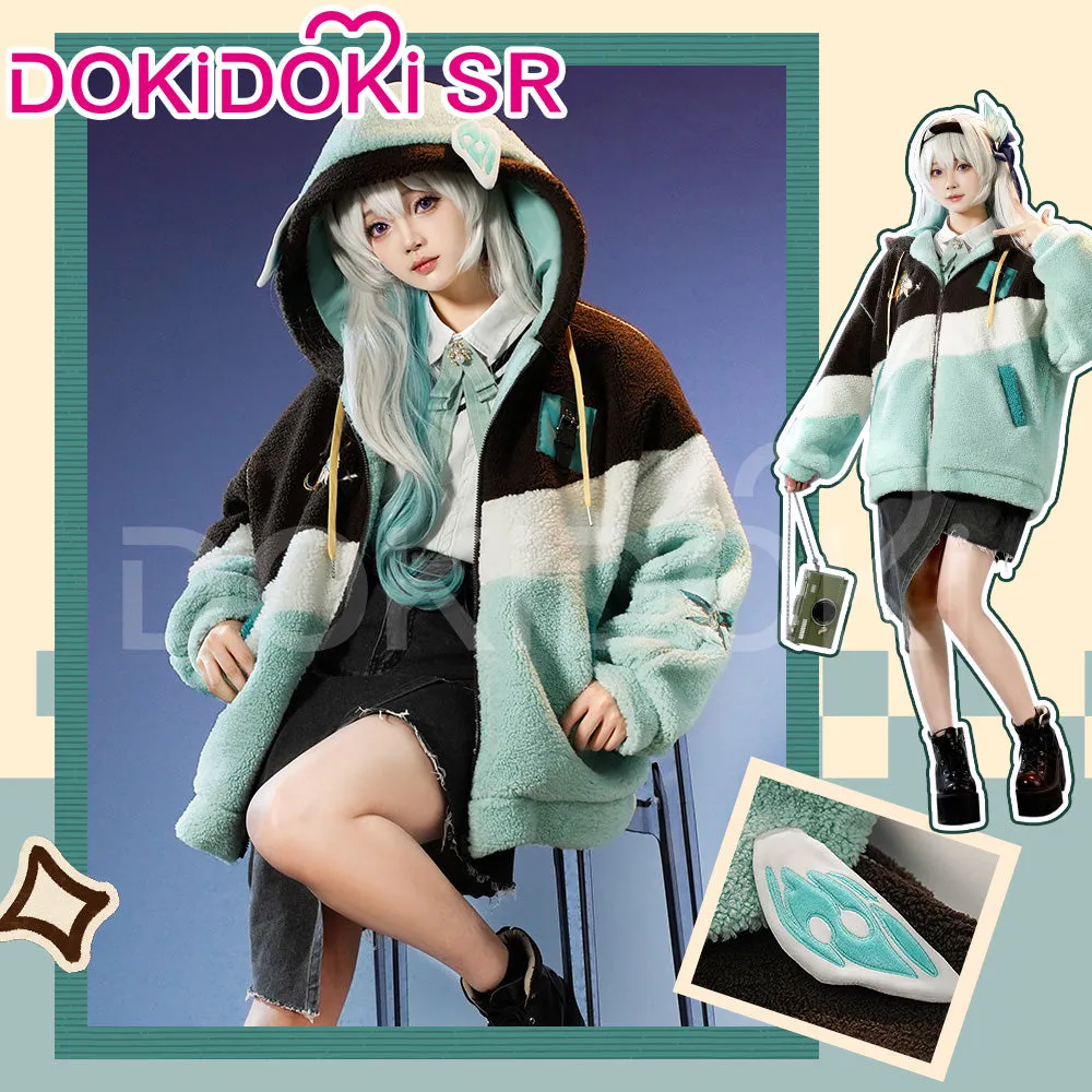 DokiDoki-SR Game Honkai: Star Rail Cosplay Costume Aventurine / Firefly Doujin The Dome of the Stars in Winter Plush Jacket Casual Wear Shajin
