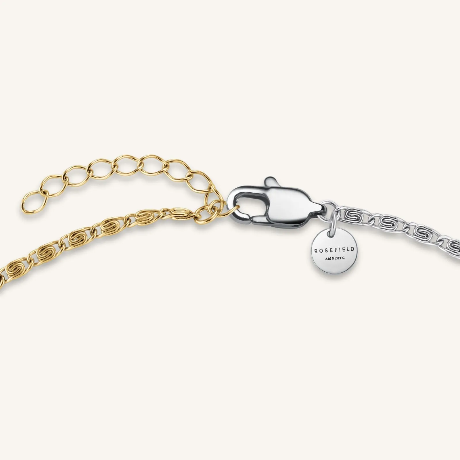 Duotone Swirl Necklace