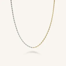 Duotone Swirl Necklace