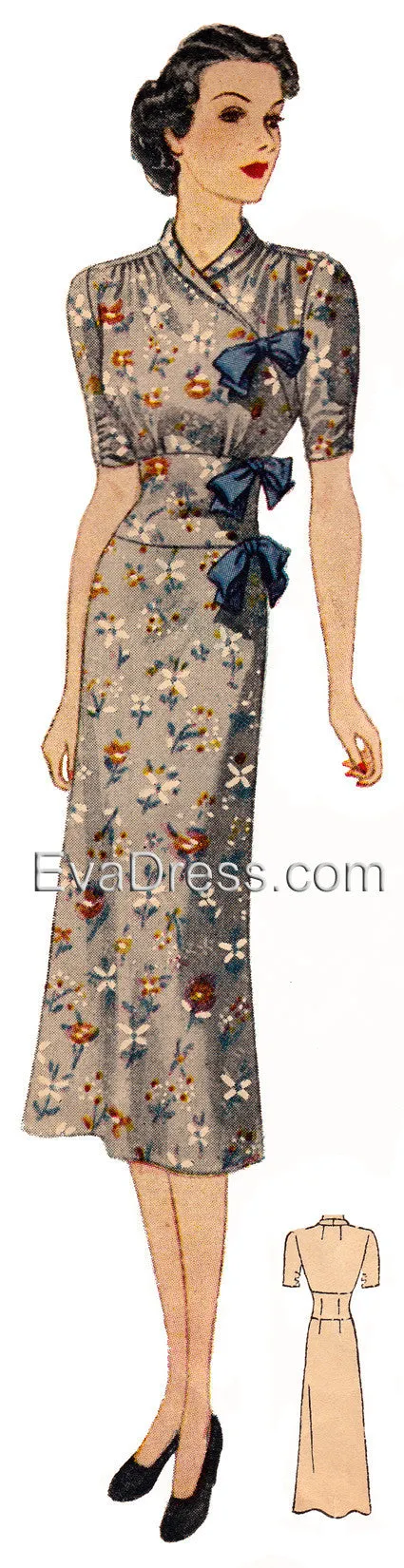 E-PATTERN 1938 Dress & Reversible Jacket E2653