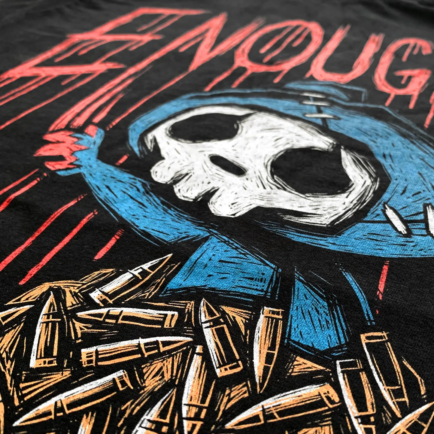 ENOUGH! Men Long Sleeve Tshirt
