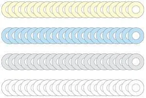 FLUTE PAD SHIM 18mm X .004" (.1mm) BLUE