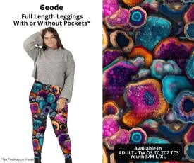 Geodes Full Length Leggings w/ Pockets by ML&M