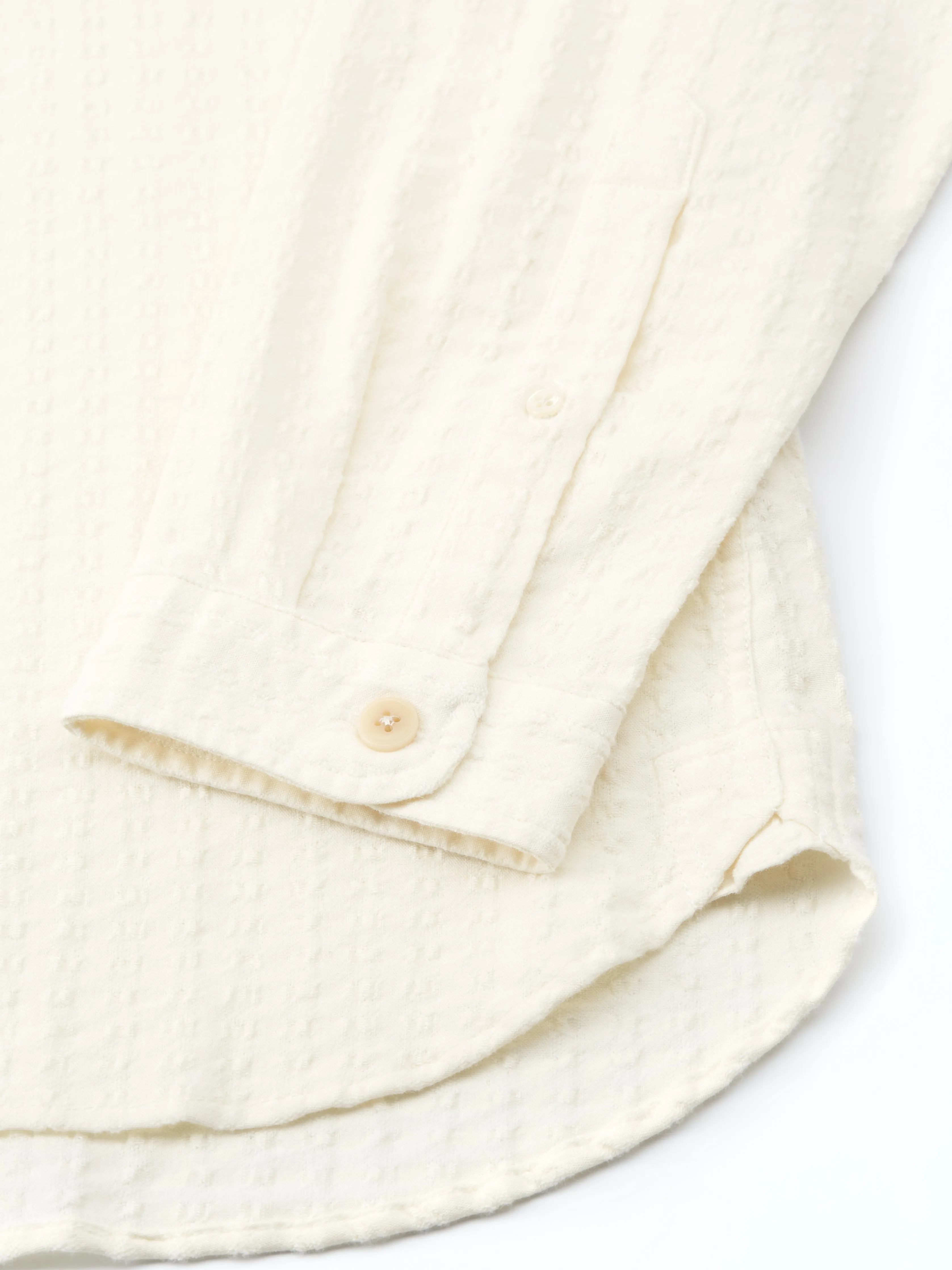 Grandad Shirt Sampson Cream