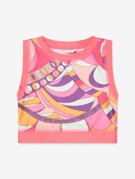 Guess Girls Microfiber Active Sports Bra in Multicolour