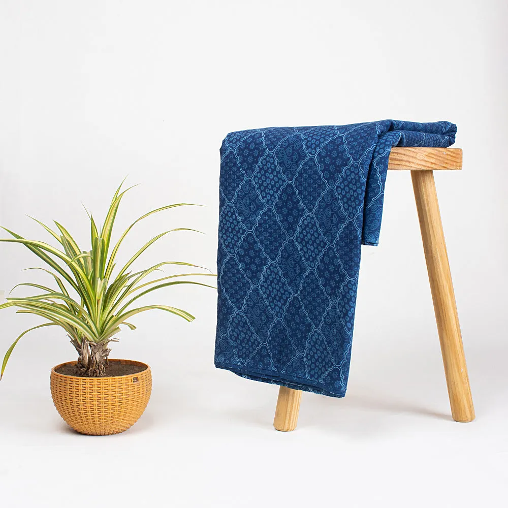 Handmade Indigo Soft Clothing India Fabric