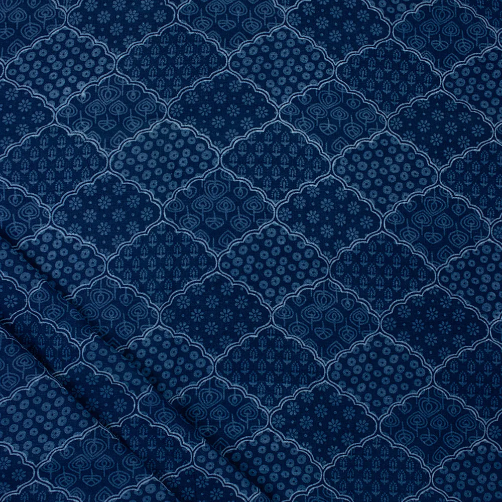 Handmade Indigo Soft Clothing India Fabric