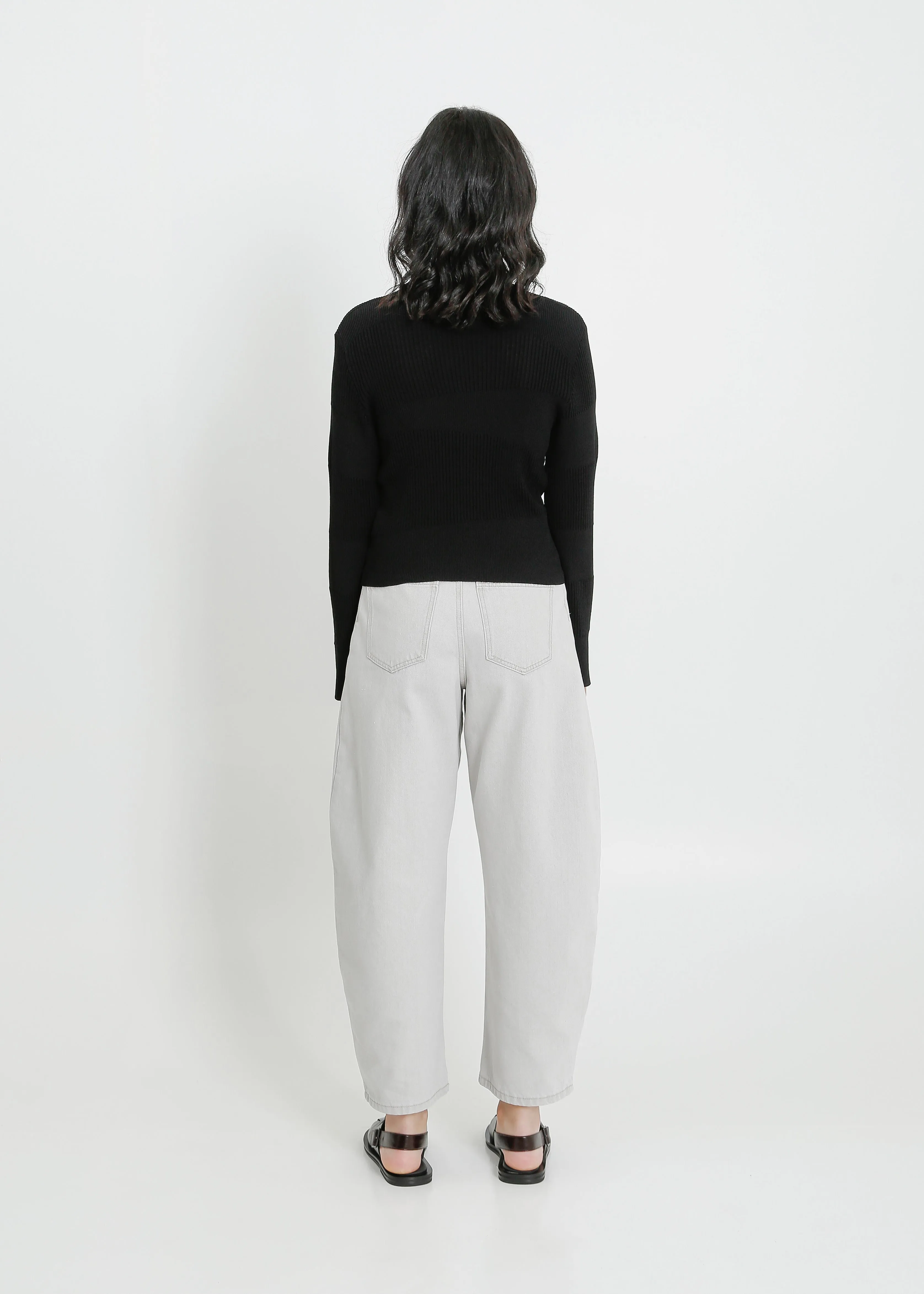 HOLLAND KNIT SWEAT / BLACK