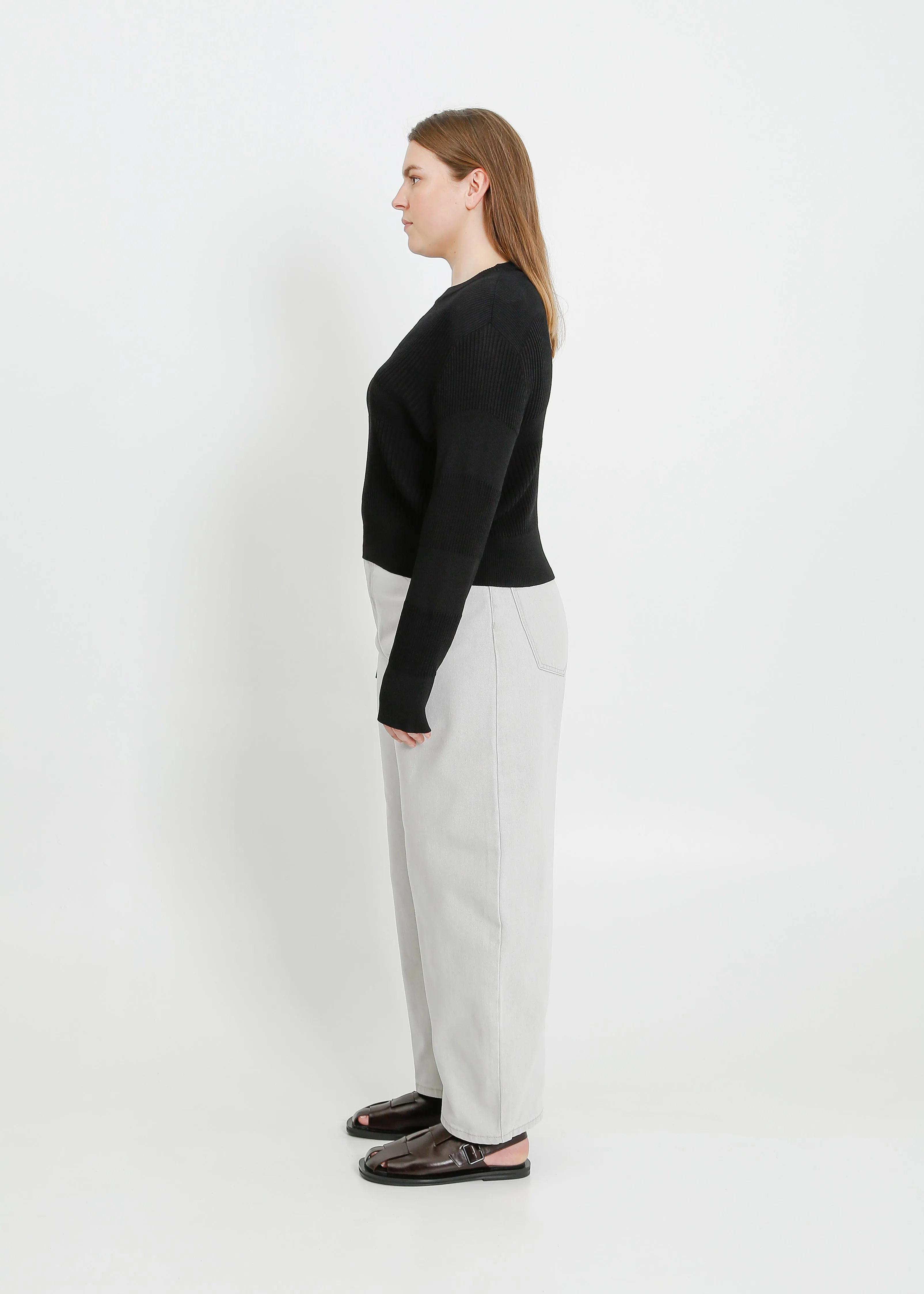 HOLLAND KNIT SWEAT / BLACK