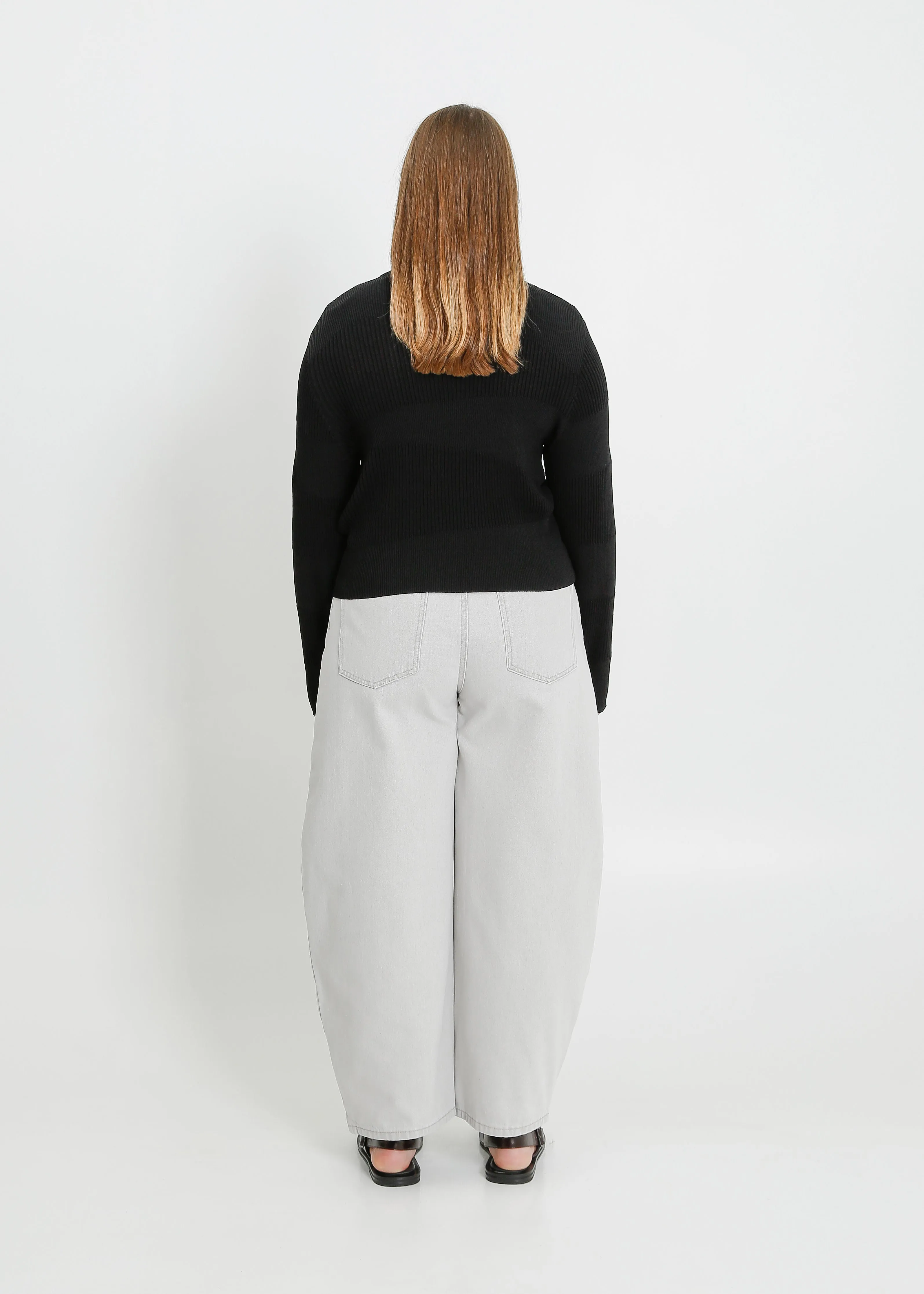 HOLLAND KNIT SWEAT / BLACK