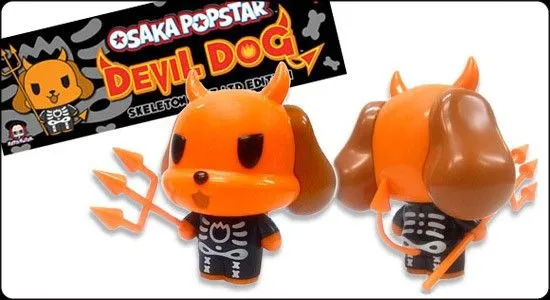 Limited Edition Skeleton Suit Devil Dog Vinyl Figure
