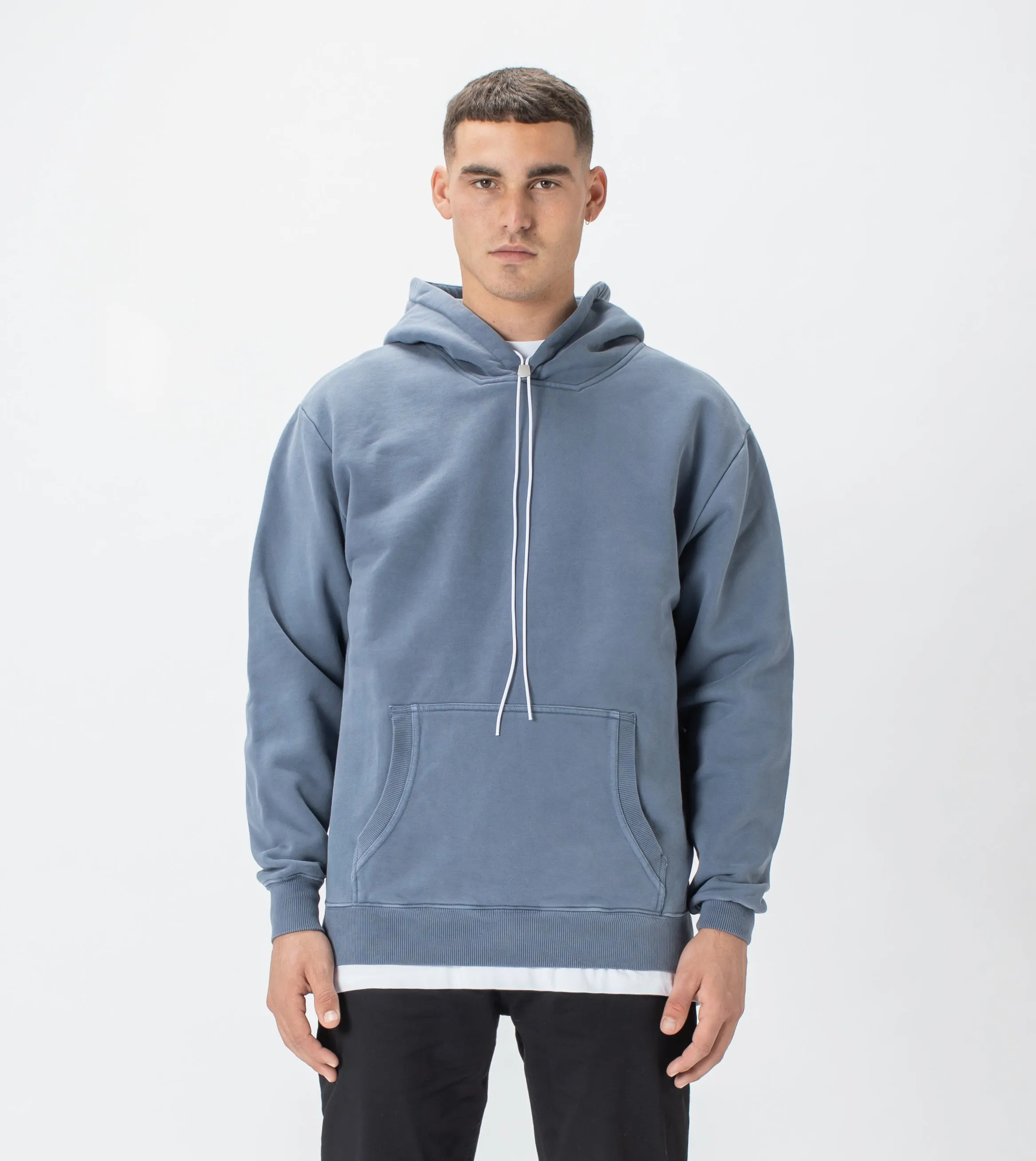 Lowgo Hood Sweat GD Chalk Blue
