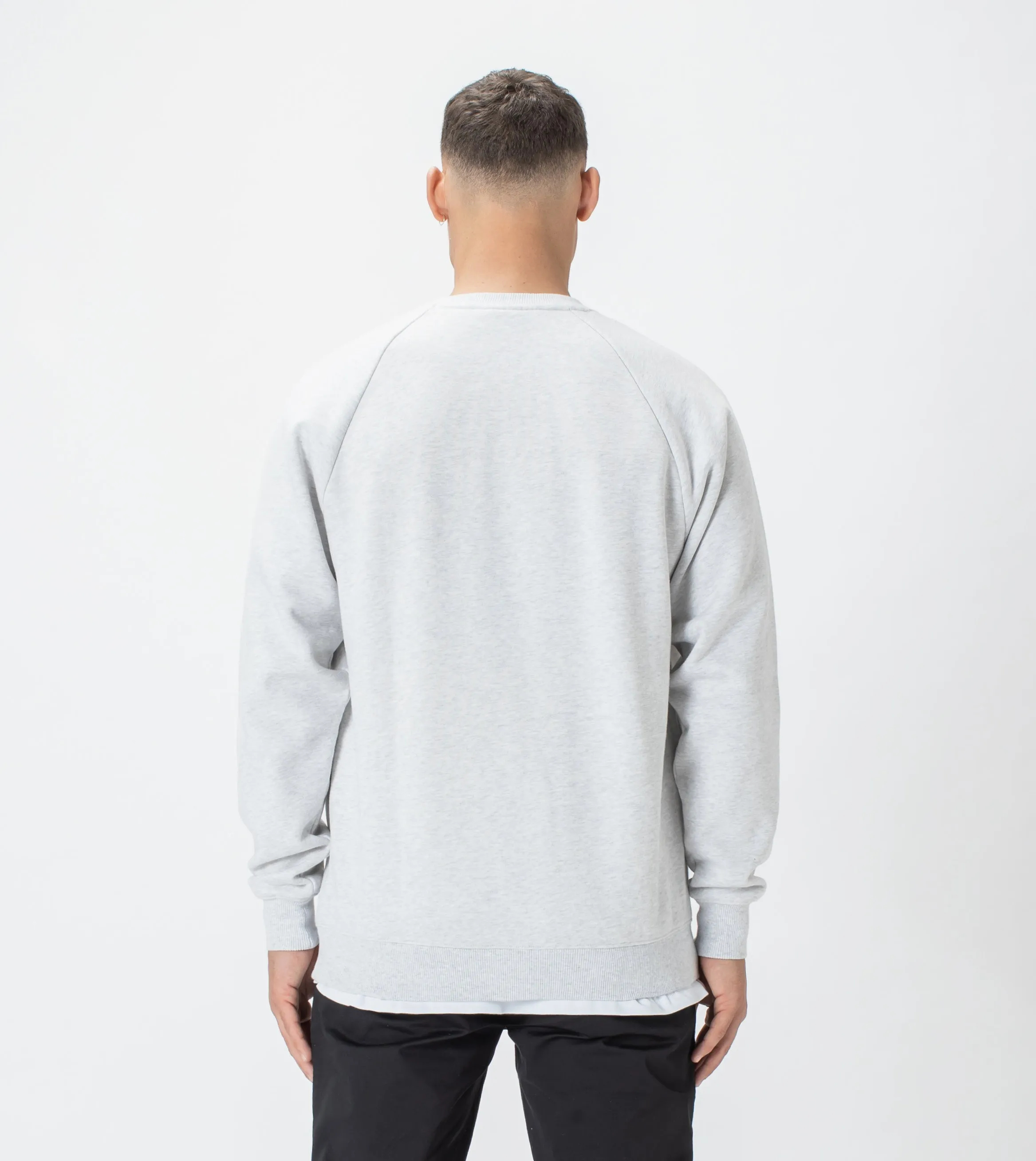 Lowgo Raglan Crew Sweat Blizzard Marle