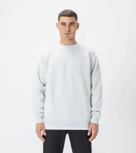 Lowgo Raglan Crew Sweat Blizzard Marle